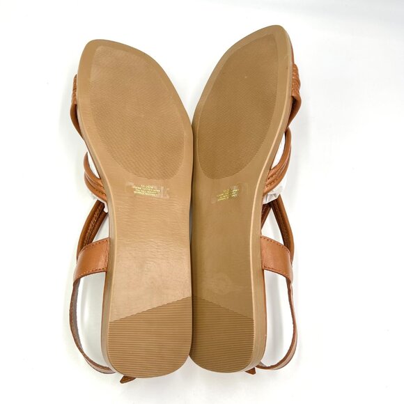 Bella Vita Womens Size 9.5 Ilo Brown Tan Leather Strappy Sandals Shoes - Picture 9 of 14